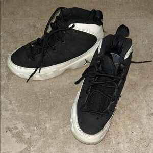 Jordan Black and White Sneakers